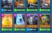 Conta de Clash Royale Nível 10 Arena 12