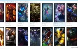 Conta league of legends, Platina 4, 97 skins ,110 champions