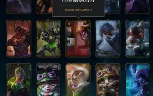 Conta LoL Full Acesso 4 URS Riot Singed Janna Vitoriosa