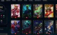Conta LOL - 294 Skins Full Champ