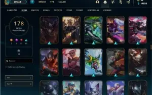 Conta Ferro 2 com TODOS os champs e 178 Skins