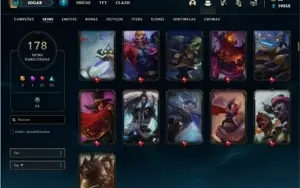 Conta Ferro 2 com TODOS os champs e 178 Skins