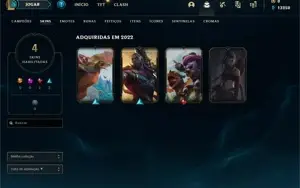 Conta lol d4