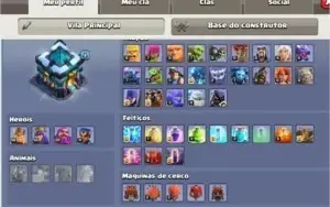 Centro de Vila 13 Clash of Clans