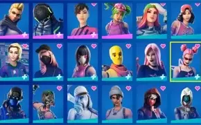 Conta Fortnite rara e antiga, várias skins.