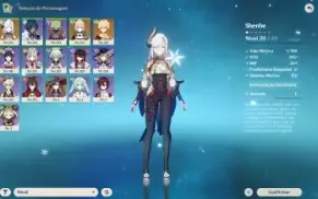 Conta diluc + alhaitham + lança de jade + xia(ler descriçao)