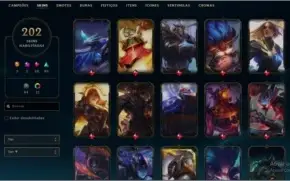 full champ + 204 skins + 359 ícones