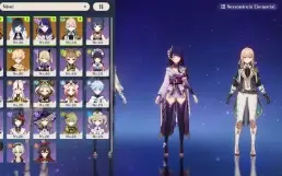 AR41 - Hutao + Yelan com BIS + Raiden + Jean