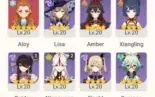 Hutao c1 , Kazuha c1 , Keqing + 4 armas t5