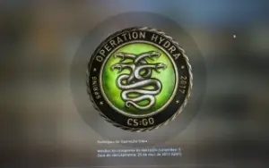 Csgo PRIME Com Medalha Hydra + 2 MEDALHAS