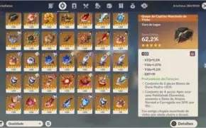 CONTA GENCHIN IMPACT AR 54 7T5 3 ARMAS T5 / DILUC + TUMULO