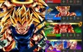Dragon Ball Legends - LF Goku SJ3 e Vegeta Sj2 + UL Hit