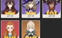 CONTA GENSHIN AR58 11 PERSONAGENS 5⭐5 ARMAS⭐