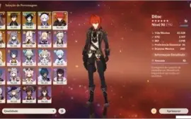 AR56 Zhongli C1, Venti, Albedo, Diluc, Mona... +2, e Amos +2
