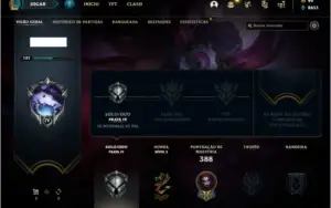 Conta prata 4 com 90 skins e 111 champs