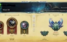 CONTA LOL BORDA DIAMANTE S5 250+ SKINS