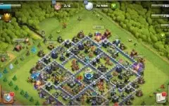 Clash of clans th13 (defesas e heróis Full)