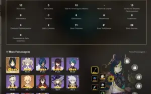 Conta 3 Em 1 | Ayato | Venti | Raiden | Ayaka | Tighnari