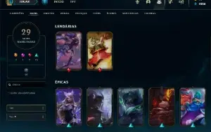 Conta lol e valorant mmr bom