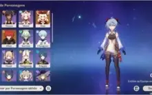 Conta com DILUC C1, GANYU, KLEE E MONA AR 49