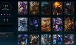 CONTA LOL MESTRE TODOS OS CHAMPIONS 100 SKINS