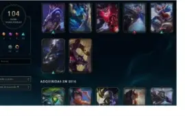 CONTA LOL MESTRE TODOS OS CHAMPIONS 100 SKINS