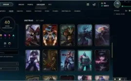 Conta Diamante 4, todos os champs e 40 skins!