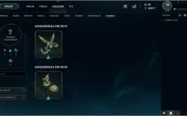 Conta Diamante 4, todos os champs e 40 skins!