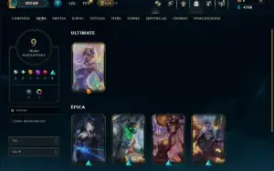 Bronze 1 com 140 Champs e 9 Skins