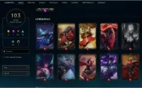 Conta LV 200 Prata II, 116 champs, 108 skins(10 lend, 2 ult)