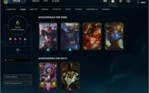 Conta LOL PLATINA 4