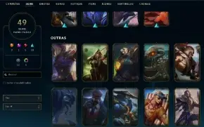 Conta Lol Lvl 132 49 Skins Unranked Handlevel Upada A Mão