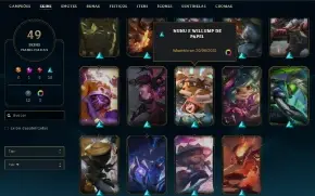 Conta Lol Lvl 132 49 Skins Unranked Handlevel Upada A Mão
