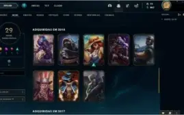 Conta League of legends com pax sivir
