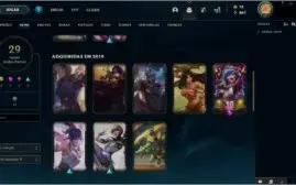 Conta League of legends com pax sivir