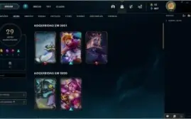 Conta League of legends com pax sivir
