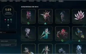 VENDO CONTA DE LOL 990 skins