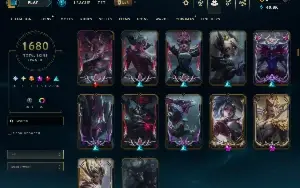 Conta Lol Diamante 3 Full Skins Full Bordas (Não É Conta Rio