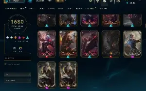 Conta Lol Diamante 3 Full Skins Full Bordas (Não É Conta Rio