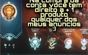 Conta com 1 ultimate 1 mística 3 lendárias !+ 1 brinde!