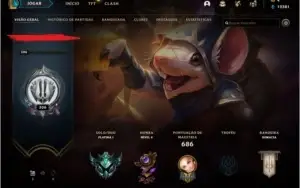 Conta de lol com mais de 600 skins