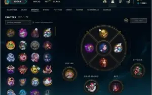 Conta de lol com mais de 600 skins