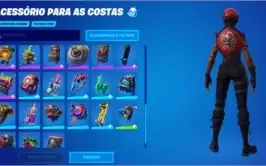Conta Fortnite com bastante skins