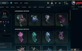 Conta Platina II com 199 skins