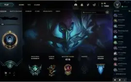 Conta LoL Platina. Todos campeões 134 skins 70k EA