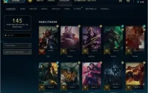 Conta LOL PLAT IV 42 champ lvl 57 por 60 Reais