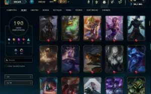 Prata 3 com TODOS os champs e 190 Skins ( ADC / MID )