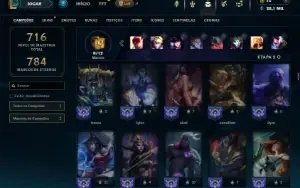 Prata 3 com TODOS os champs e 190 Skins ( ADC / MID )