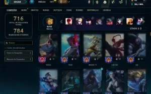 Prata 3 com TODOS os champs e 190 Skins ( ADC / MID )