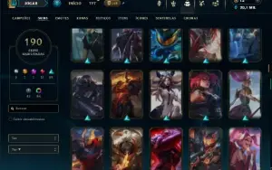 Prata 3 com TODOS os champs e 190 Skins ( ADC / MID )